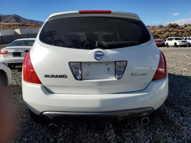 JN8AZ08W73W223855 - 2003 NISSAN MURANO SL WHITE photo 6