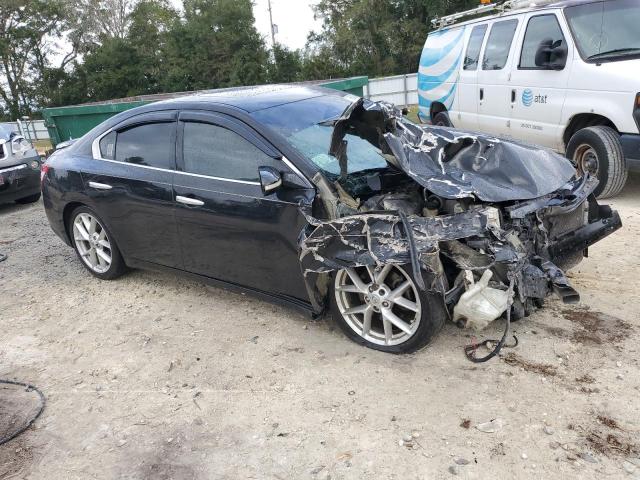 1N4AA51E19C810229 - 2009 NISSAN MAXIMA S BLACK photo 4