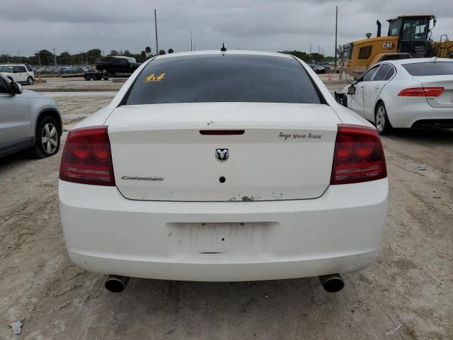 2B3KA43R18H150151 - 2008 DODGE CHARGER WHITE photo 6