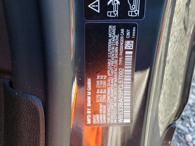 WBS33BA05PCL57092 - 2023 BMW M4 COMPETITION Gri fotoğraf 12