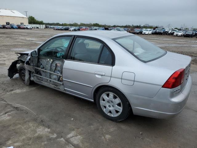 JHMES26751S002511 - 2001 HONDA CIVIC EX SILVER photo 2