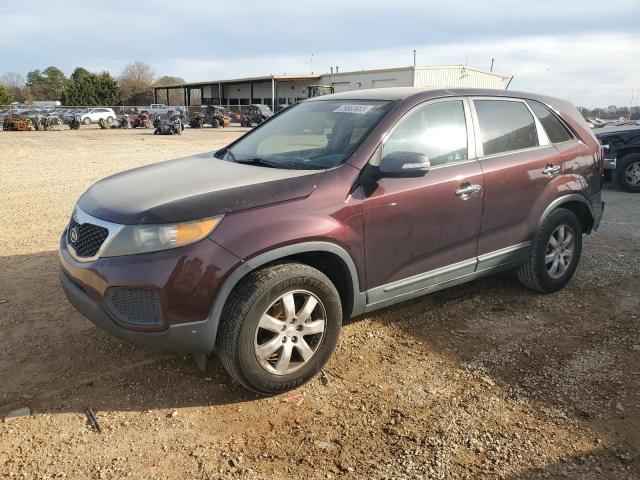 5XYKT3A19BG093736 - 2011 KIA SORENTO BASE BURGUNDY photo 1