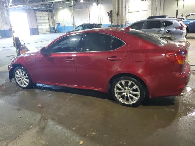 JTHCK262885023566 - 2008 LEXUS IS 250 BURGUNDY photo 2