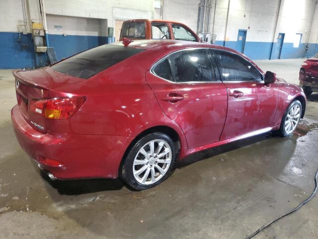 JTHCK262885023566 - 2008 LEXUS IS 250 BURGUNDY photo 3