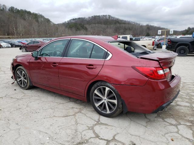 4S3BNAN61J3042335 - 2018 SUBARU LEGACY 2.5I LIMITED MAROON photo 2