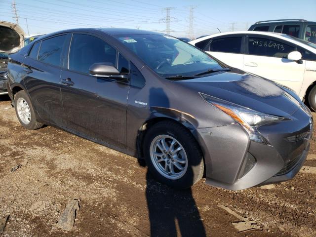 JTDKARFU6G3518630 - 2016 TOYOTA PRIUS GRAY photo 4