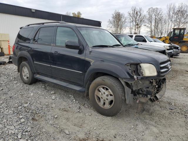 5TDZT38A91S003863 - 2001 TOYOTA SEQUOIA LIMITED BLACK photo 4