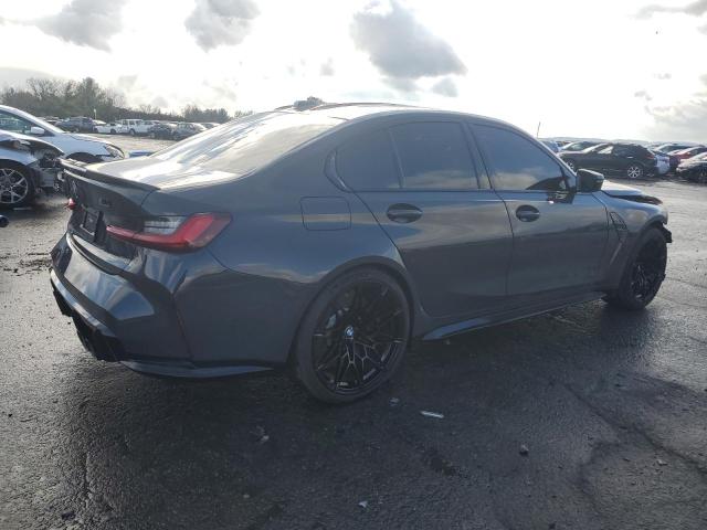 WBS43AY06PFP75681 - 2023 BMW M3 COMPETITION GRAY photo 3