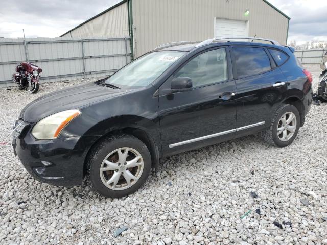 JN8AS5MT5BW574078 - 2011 NISSAN ROGUE S BLACK photo 1