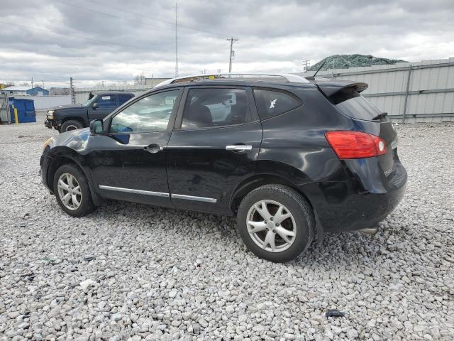 JN8AS5MT5BW574078 - 2011 NISSAN ROGUE S BLACK photo 2