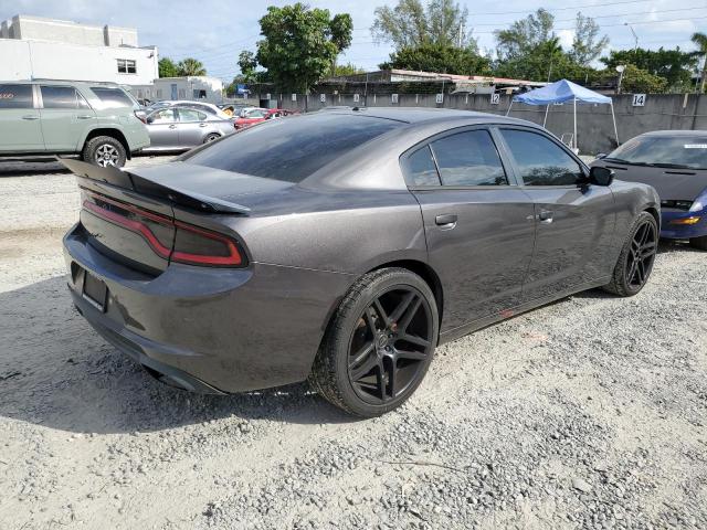 2C3CDXBGXGH109449 - 2016 DODGE CHARGER SE GRAY photo 3