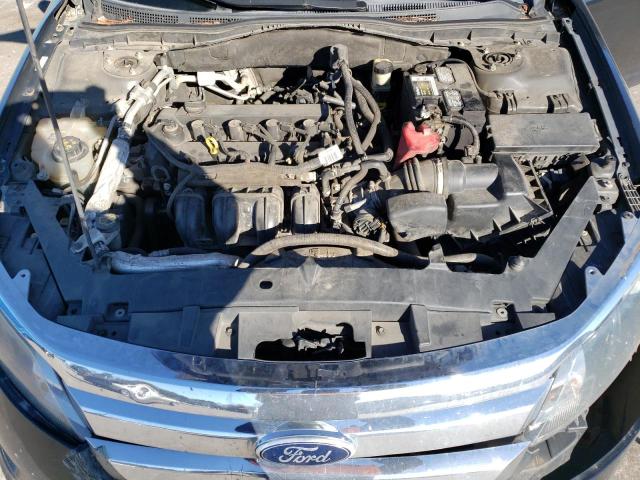 3FAHP0HA2BR151961 - 2011 FORD FUSION SE BLACK photo 11