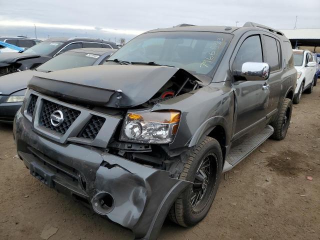 5N1AA0NC7BN621578 - 2011 NISSAN ARMADA SV BLACK photo 1