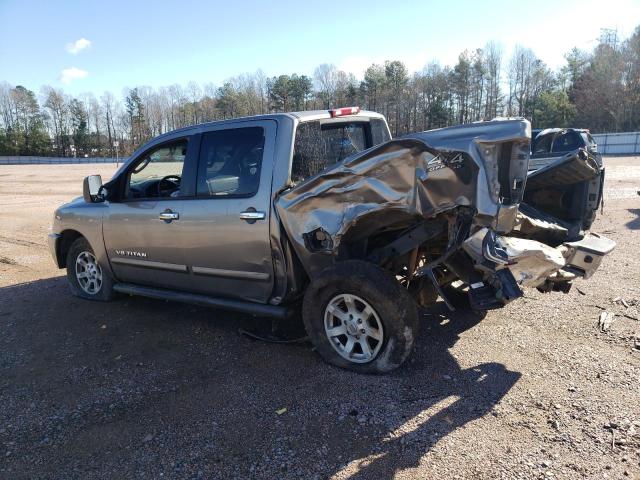 1N6BA07B17N219606 - 2007 NISSAN TITAN XE GRAY photo 2