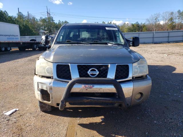 1N6BA07B17N219606 - 2007 NISSAN TITAN XE GRAY photo 5