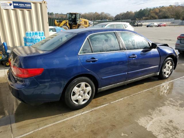 1HGCM56405A153313 - 2005 HONDA ACCORD LX BLUE photo 3