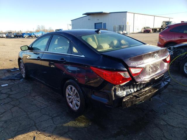 5NPEB4AC4DH608905 - 2013 HYUNDAI SONATA GLS BLACK photo 2