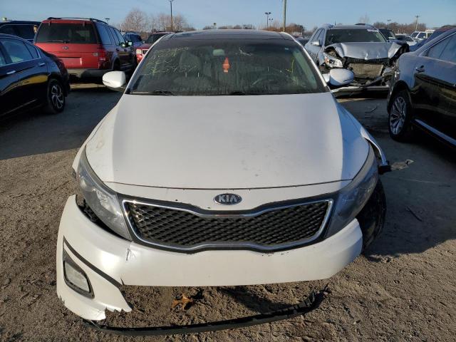 5XXGN4A70FG365451 - 2015 KIA OPTIMA EX WHITE photo 5