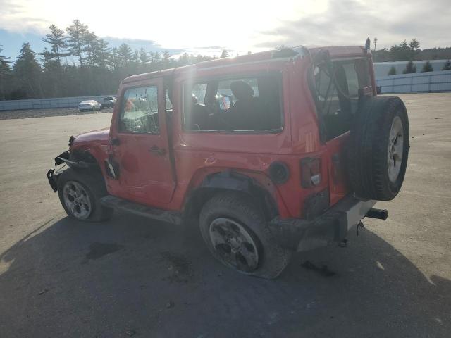 1C4AJWBG8FL533817 - 2015 JEEP WRANGLER SAHARA RED photo 2