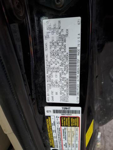 5TFUX4EN3DX020636 - 2013 TOYOTA TACOMA ACCESS CAB შავი ფოტო 12