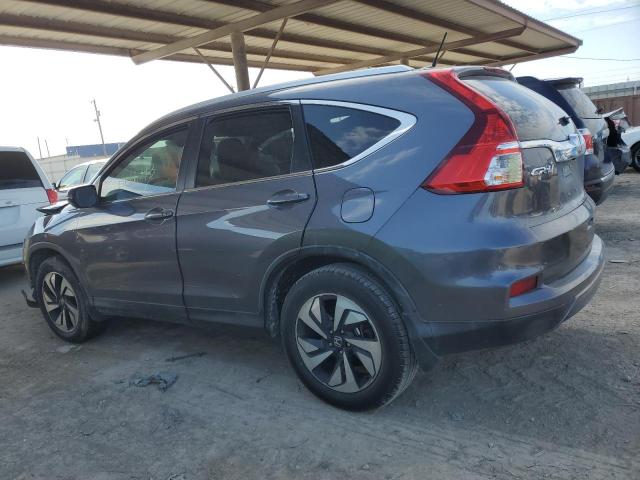 5J6RM4H95GL011262 - 2016 HONDA CR-V TOURING GRAY photo 2