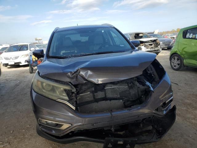 5J6RM4H95GL011262 - 2016 HONDA CR-V TOURING GRAY photo 5