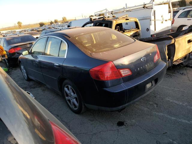 JNKCV51E34M113038 - 2004 INFINITI G35 BLUE photo 2