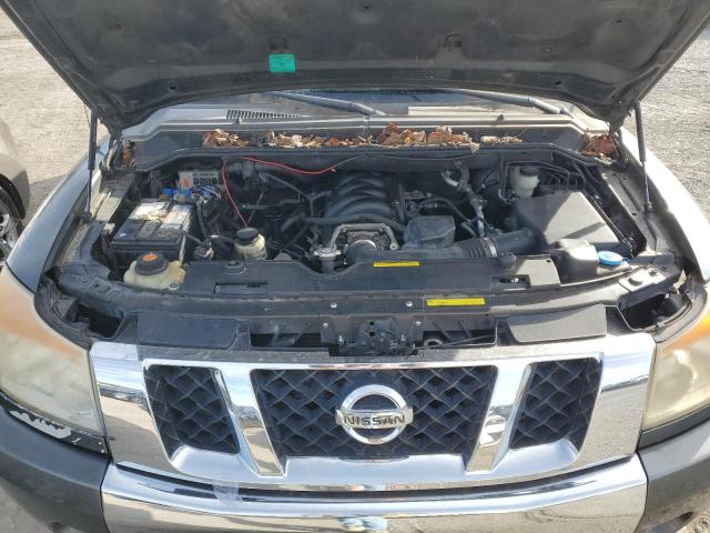 1N6BA07C68N321896 - 2008 NISSAN TITAN XE GRAY photo 11