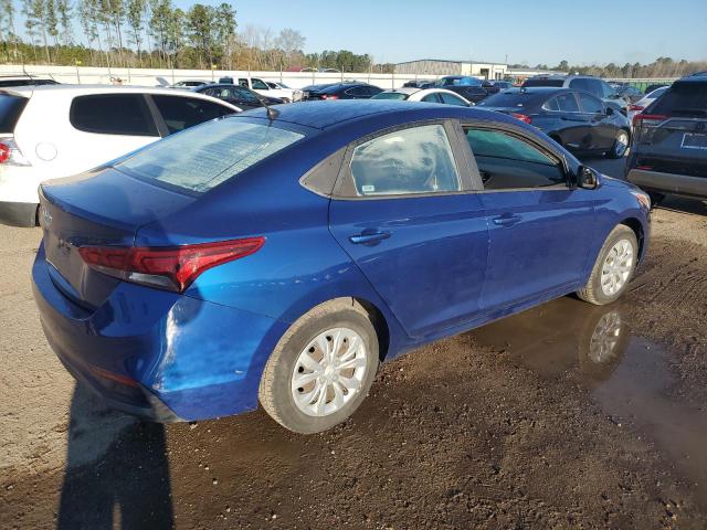 3KPC24A34JE030764 - 2018 HYUNDAI ACCENT SE BLUE photo 3