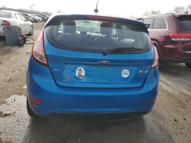 3FADP4EJ6HM155835 - 2017 FORD FIESTA SE BLUE photo 6