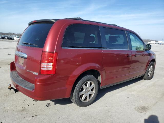 2A4RR2D12AR456370 - 2010 CHRYSLER TOWN & COU LX RED photo 3
