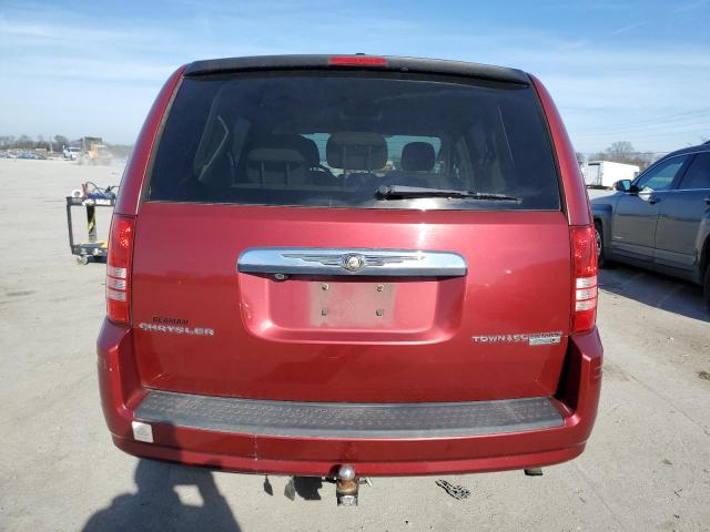 2A4RR2D12AR456370 - 2010 CHRYSLER TOWN & COU LX RED photo 6