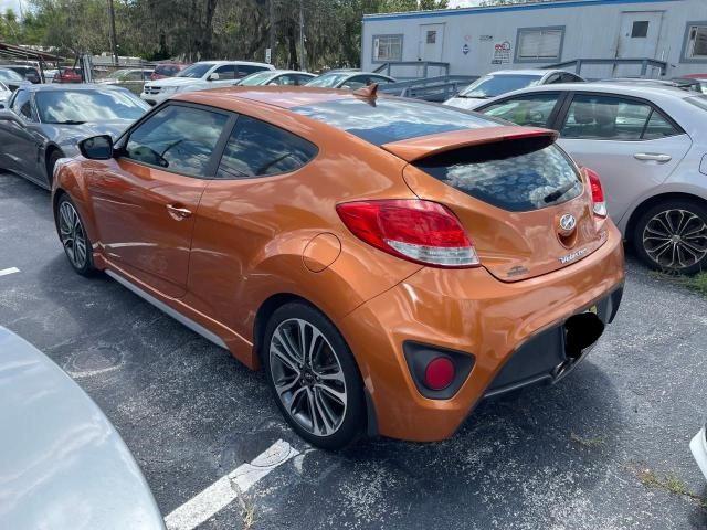 KMHTC6AE5GU279929 - 2016 HYUNDAI VELOSTER TURBO ORANGE photo 3