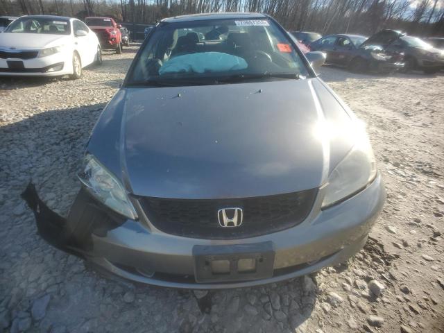 1HGEM22975L007083 - 2005 HONDA CIVIC EX SILVER photo 5