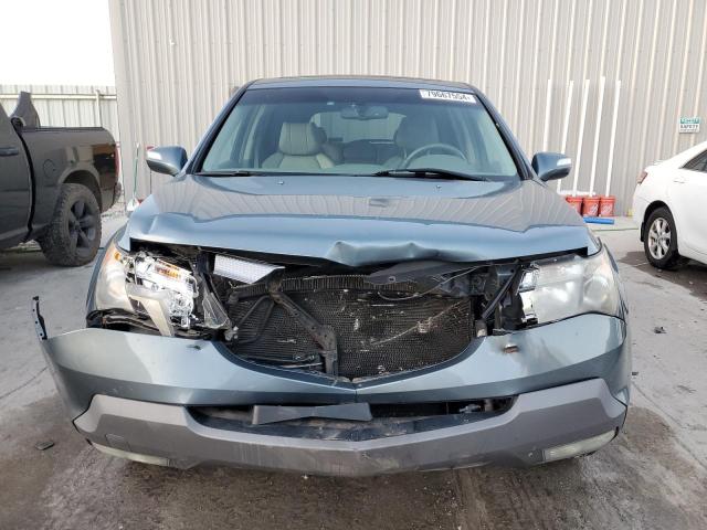 2HNYD28208H518345 - 2008 ACURA MDX TEAL photo 5