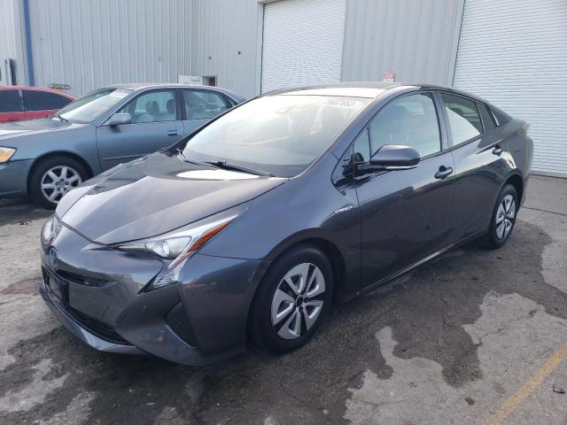 JTDKBRFU0J3589214 - 2018 TOYOTA PRIUS GRAY photo 1