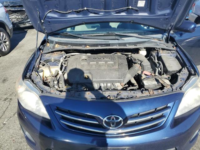 2T1BU4EE0DC094210 - 2013 TOYOTA COROLLA BASE BLUE photo 11