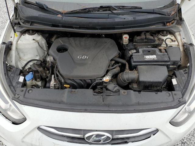 KMHCT5AE7HU320492 - 2017 HYUNDAI ACCENT SE WHITE photo 11