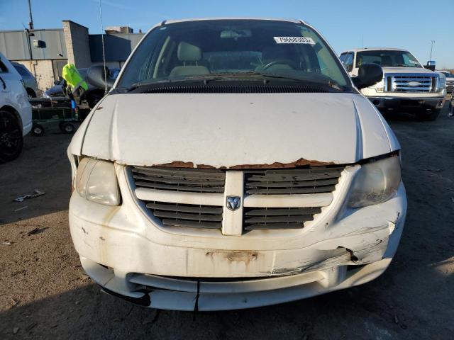 1D4GP23R57B203306 - 2007 DODGE GRAND CARA C/V WHITE photo 5