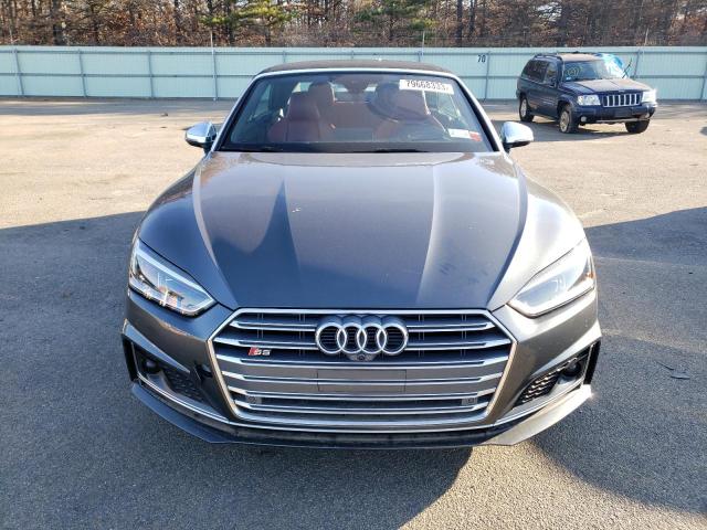 WAU24GF59KN009873 - 2019 AUDI S5 PRESTIGE GRAY photo 5