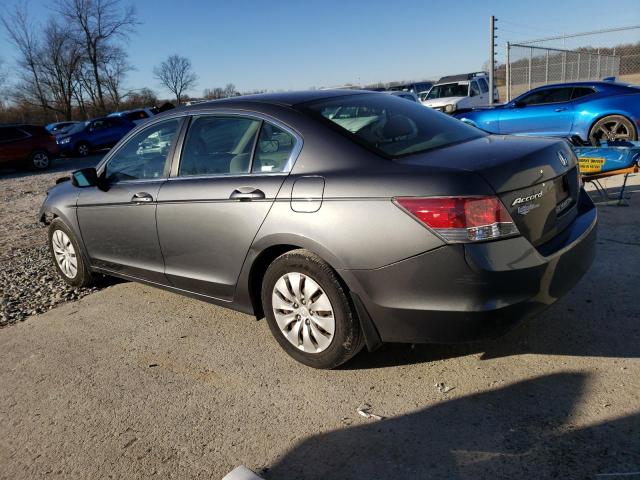 1HGCP26349A187810 - 2009 HONDA ACCORD LX GRAY photo 2