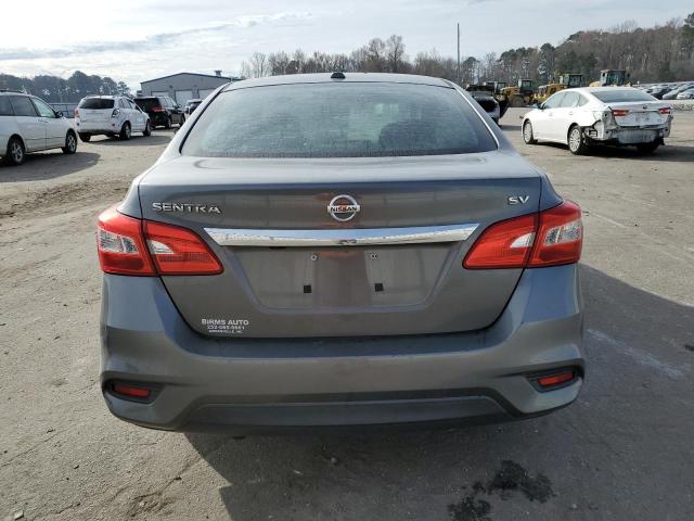 3N1AB7AP6HL650147 - 2017 NISSAN SENTRA S GRAY photo 6