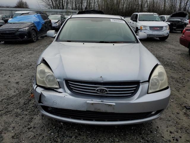 KNAGE123165053957 - 2006 KIA OPTIMA LX SILVER photo 5