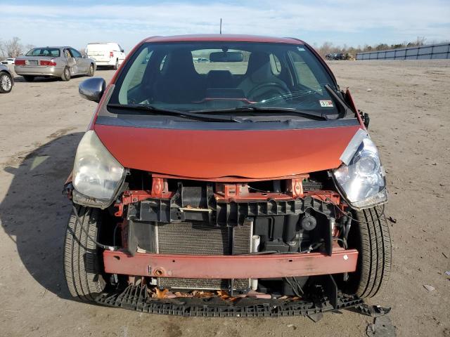 JTNJJXB08CJ015783 - 2012 TOYOTA SCION IQ ORANGE photo 5