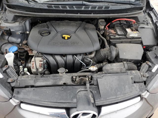 5NPDH4AE9EH504360 - 2014 HYUNDAI ELANTRA SE SILVER photo 11