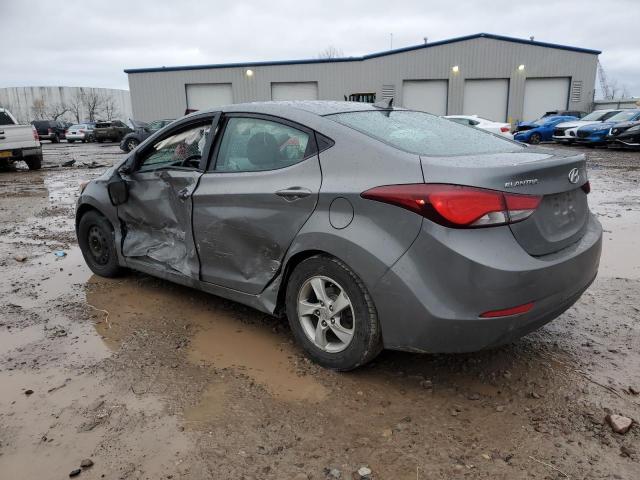 5NPDH4AE9EH504360 - 2014 HYUNDAI ELANTRA SE SILVER photo 2