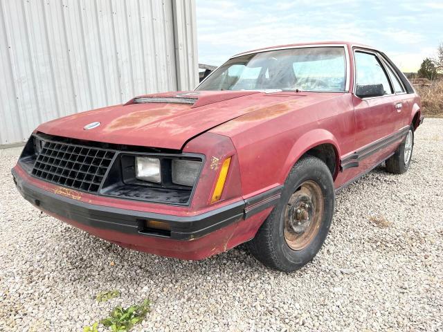 1FABP16B5CF204223 - 1982 FORD MUSTANG MAROON photo 2