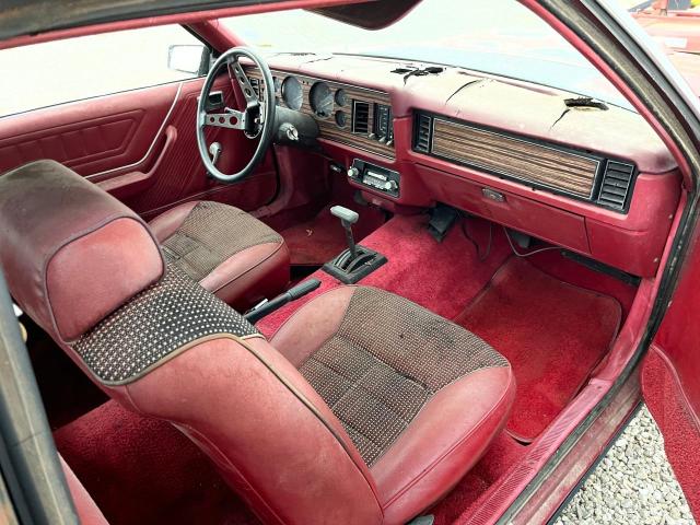 1FABP16B5CF204223 - 1982 FORD MUSTANG MAROON photo 5