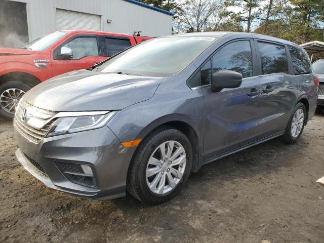 5FNRL6H28LB062310 - 2020 HONDA ODYSSEY LX GRAY photo 1