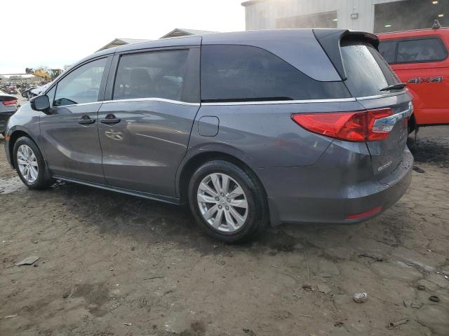 5FNRL6H28LB062310 - 2020 HONDA ODYSSEY LX GRAY photo 2